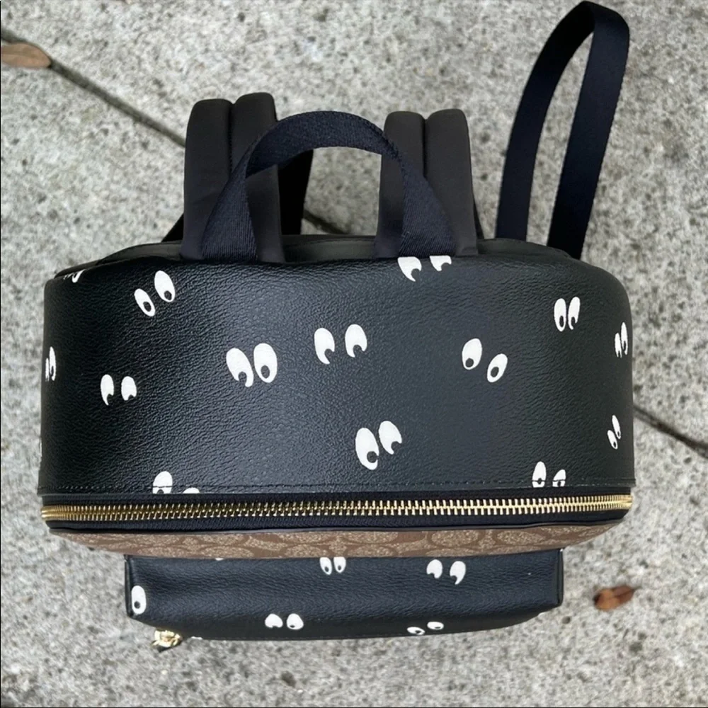 Coach Spookey Spooky Eyes Backpack Haunted Forest Disney NWT Halloween Theme